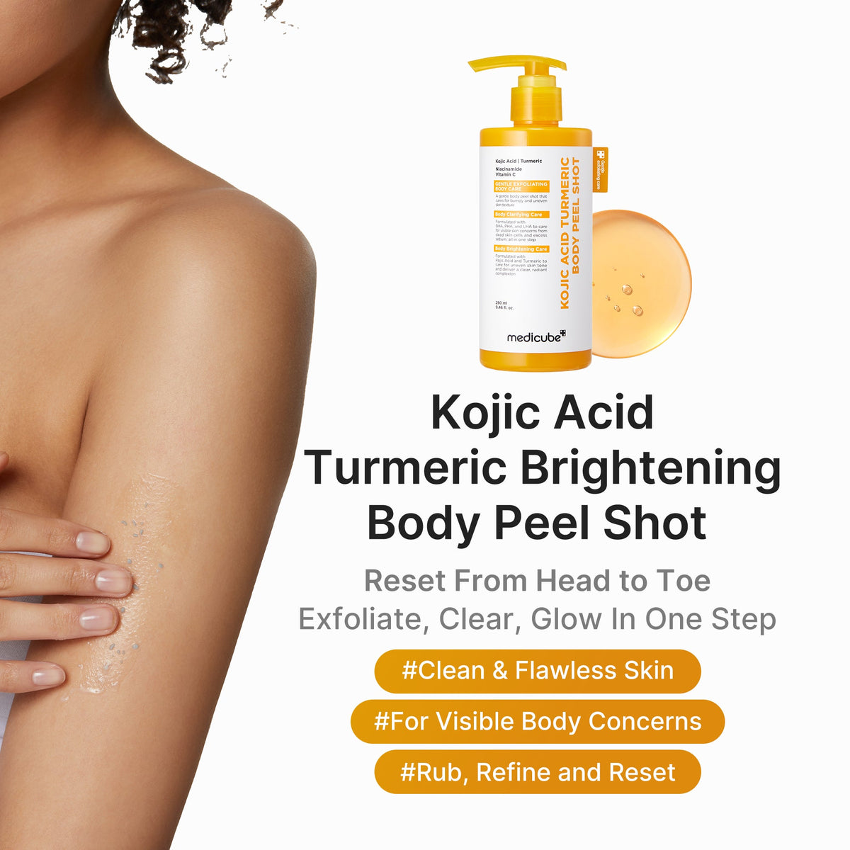 Kojic Acid Turmeric Body Peel Shot X1