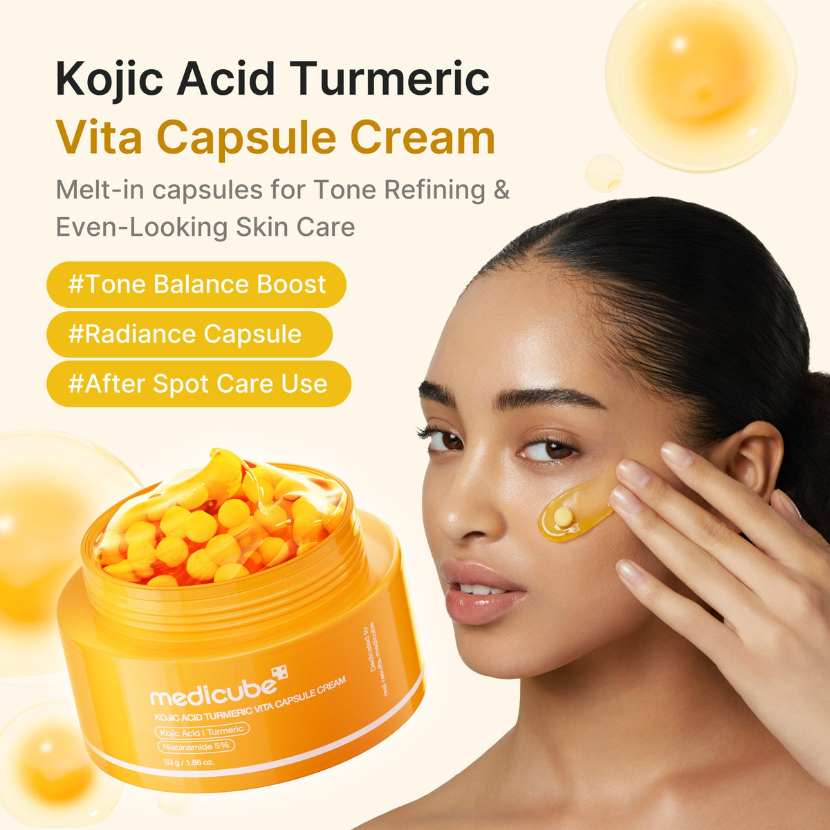Kojic Acid Turmeric Vita Capsule Cream Z2