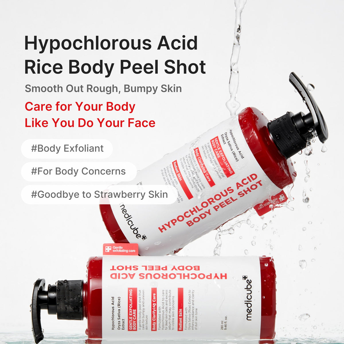 Hypochlorous Acid Rice Body Peel Shot Y4