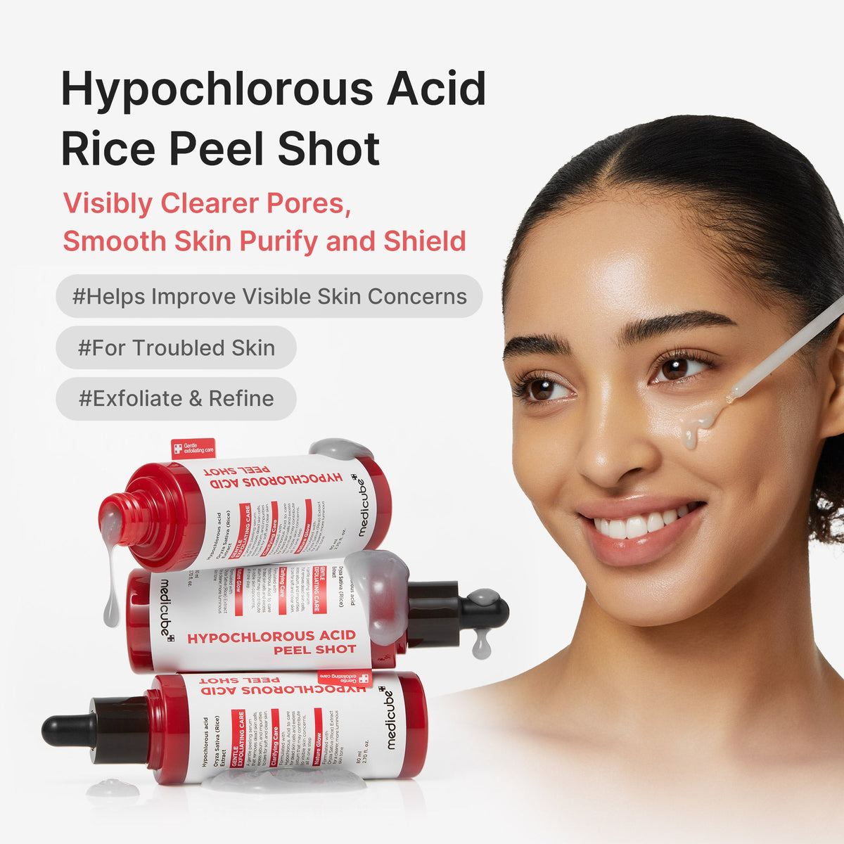 Hypochlorous Acid Rice Peel Shot D0
