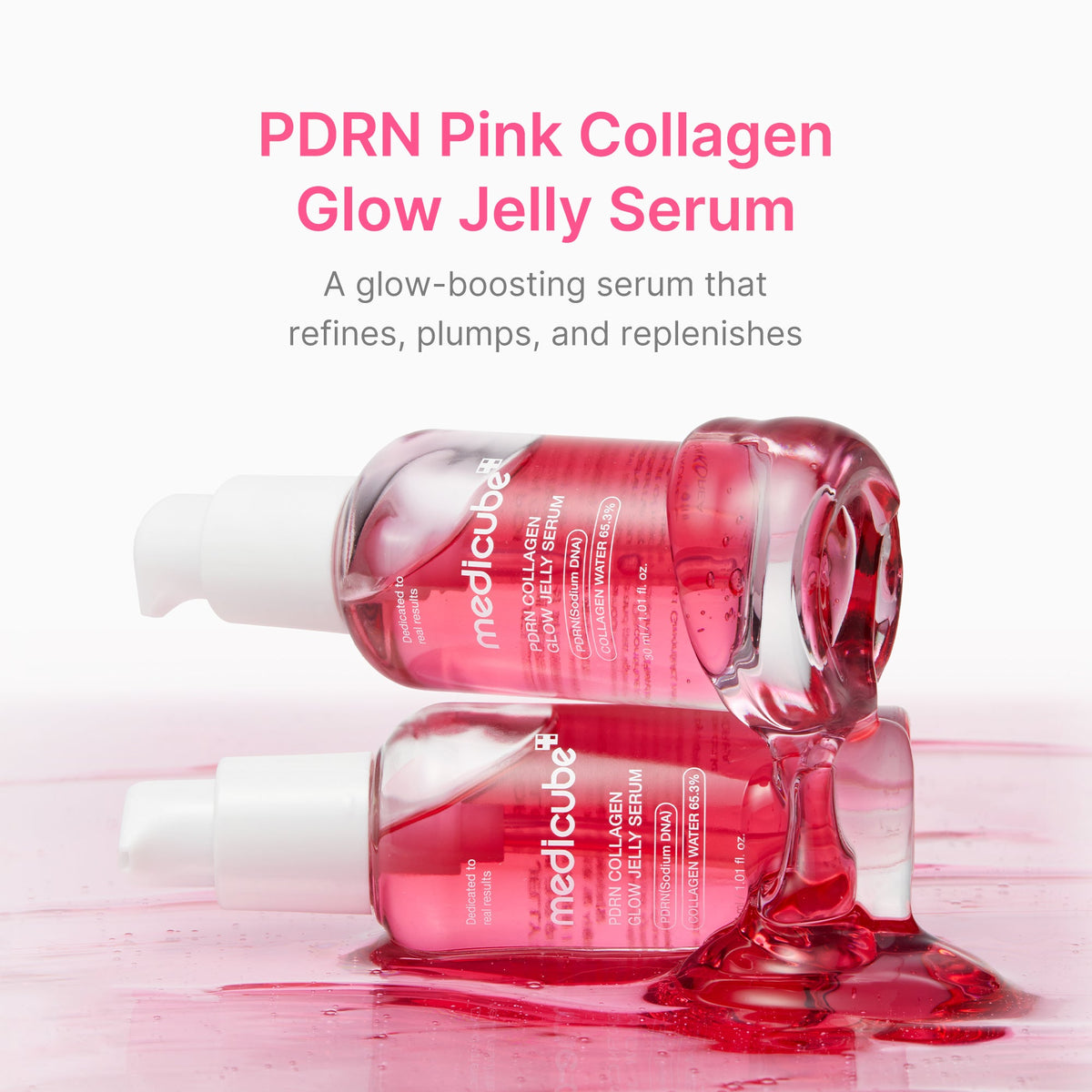 PDRN Pink Collagen Glow Jelly Serum X5