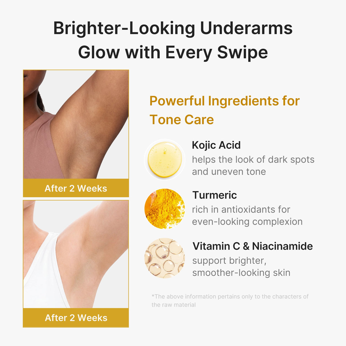 Kojic Acid Brightening Deodorant (Vanilla & Pistachio) U3