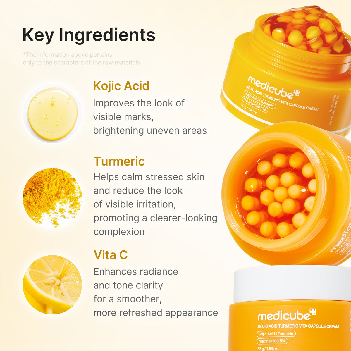 Kojic Acid Turmeric Vita Capsule Cream Z2