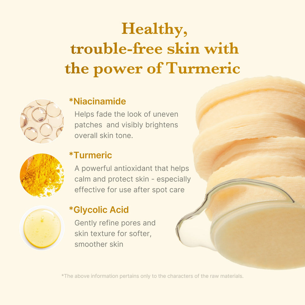 Kojic Acid Tumeric Toner Pad A2
