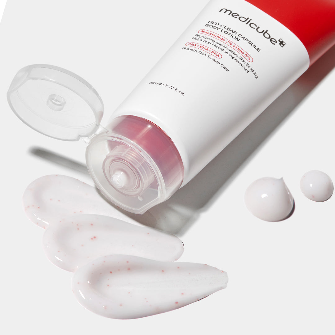 Red Clear Capsule Body Lotion X1