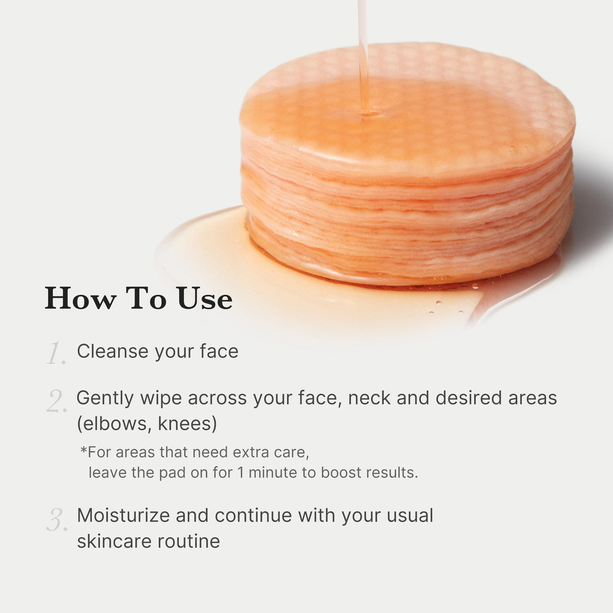 Red Succinic Acid Panthenol Pads G7