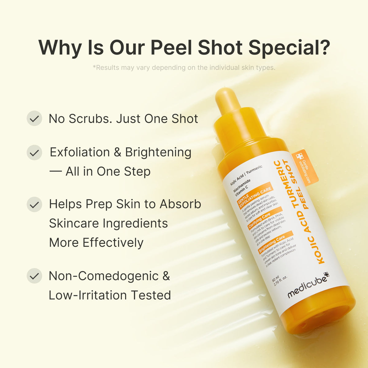 Kojic Acid Turmeric Peel Shot U5