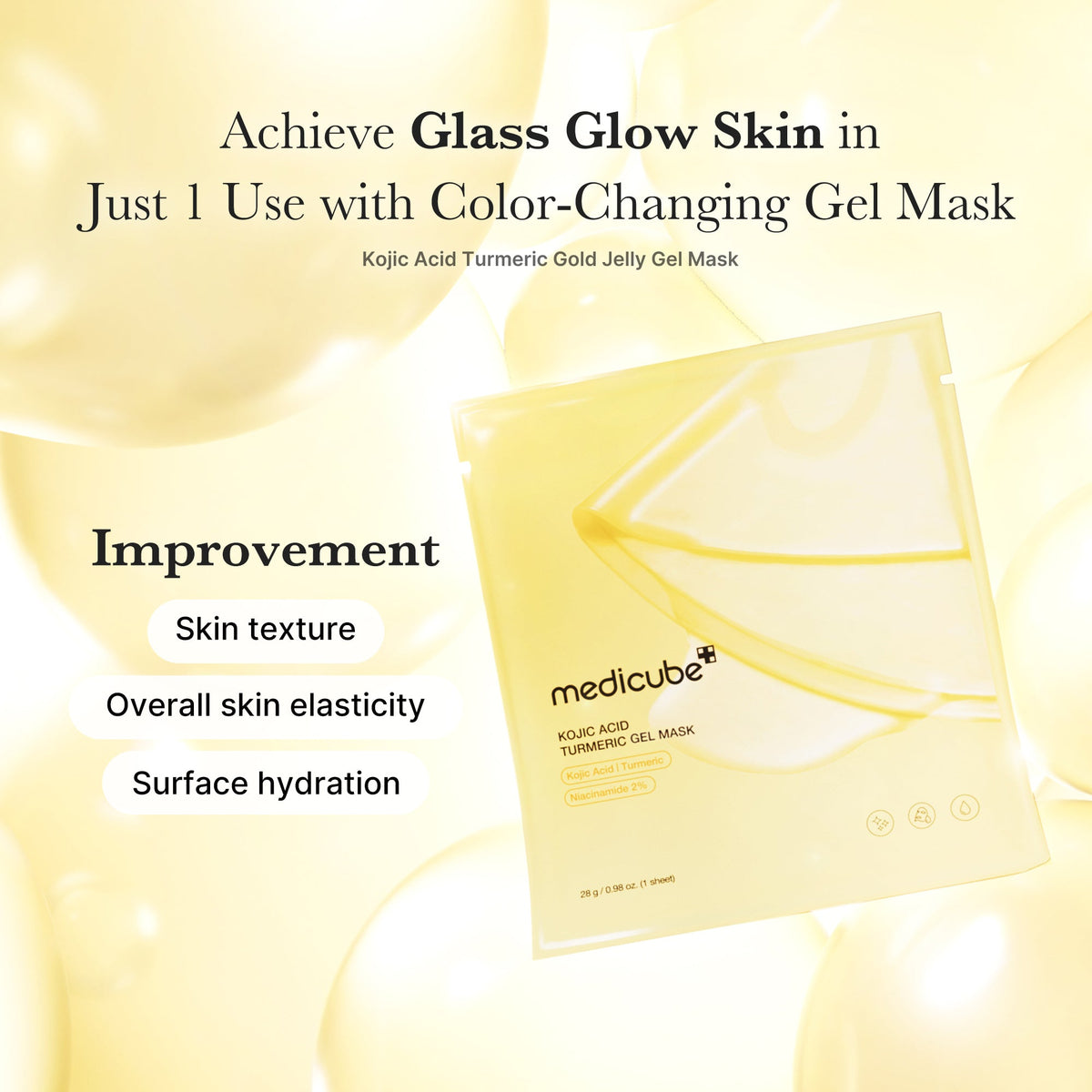 Kojic Acid Turmeric Gold Jelly Gel Mask G8