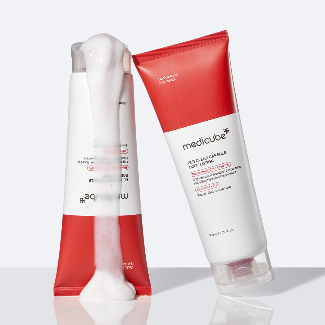 Red Clear Capsule Body Lotion X1