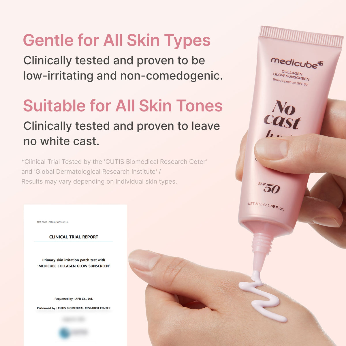 No Cast Just Glow Collagen Sunscreen G6
