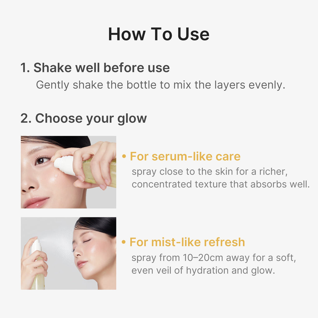 Kojic Acid Turmeric Vitamin Gold Jelly Mist Serum N9
