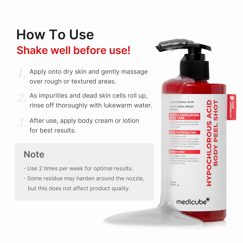 Hypochlorous Acid Rice Body Peel Shot S2