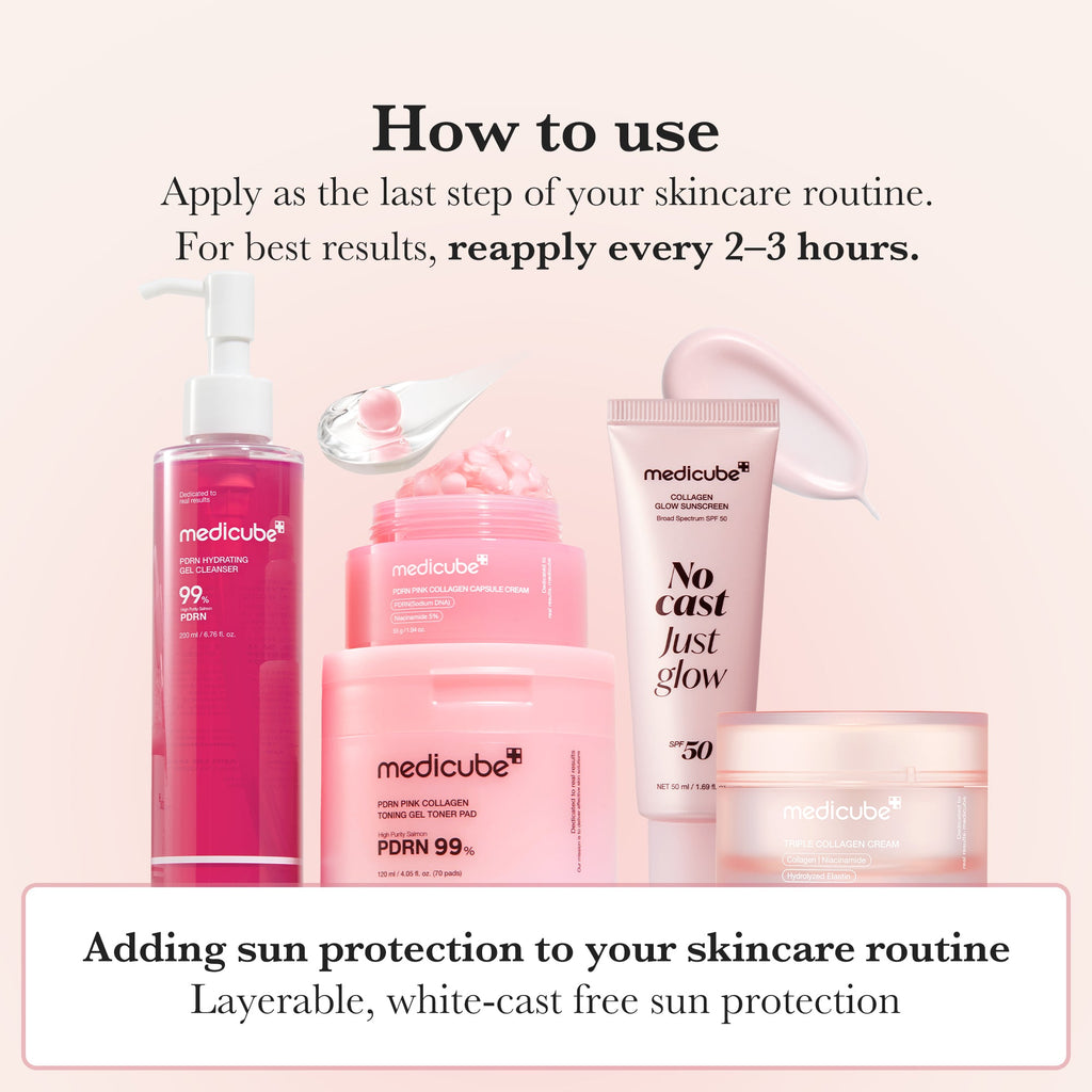 No Cast Just Glow Collagen Sunscreen G6