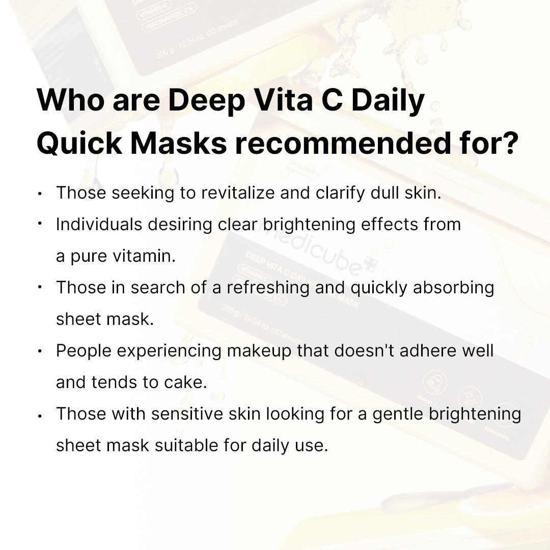 Deep Vita C Daily Quick Masks T0