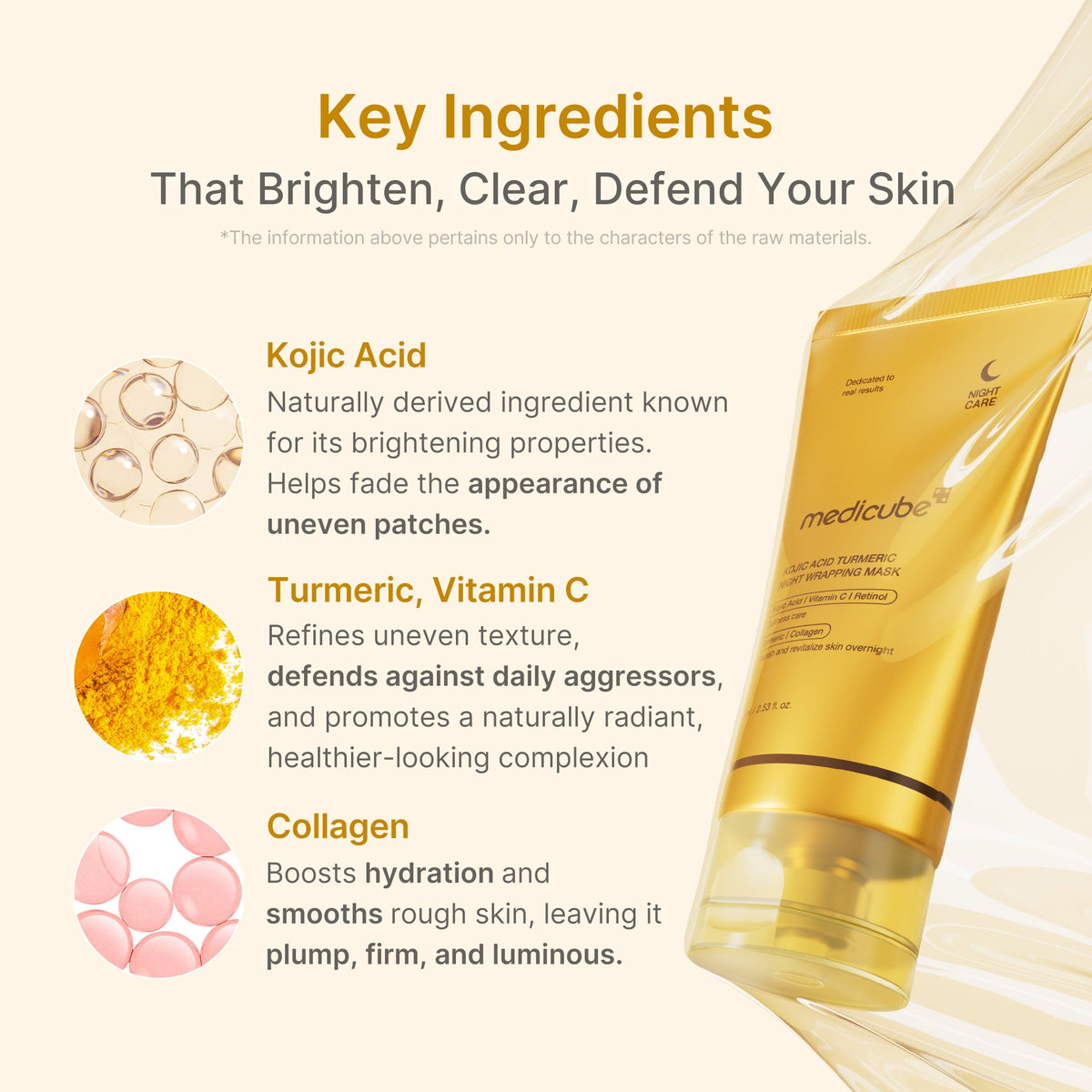 Kojic Acid Turmeric Overnight Wrapping Mask K8