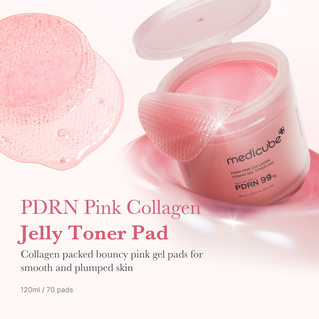 PDRN Pink Collagen Gel Toner Pad A8