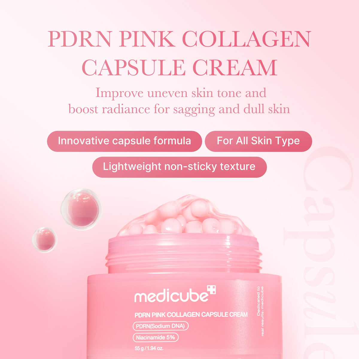 PDRN Pink Collagen Capsule Cream E3
