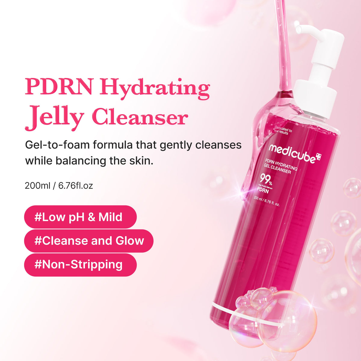 PDRN Pink Gel Cleanser F2