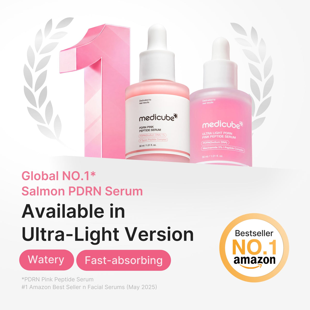 Ultra Light PDRN Pink Peptide Serum U1
