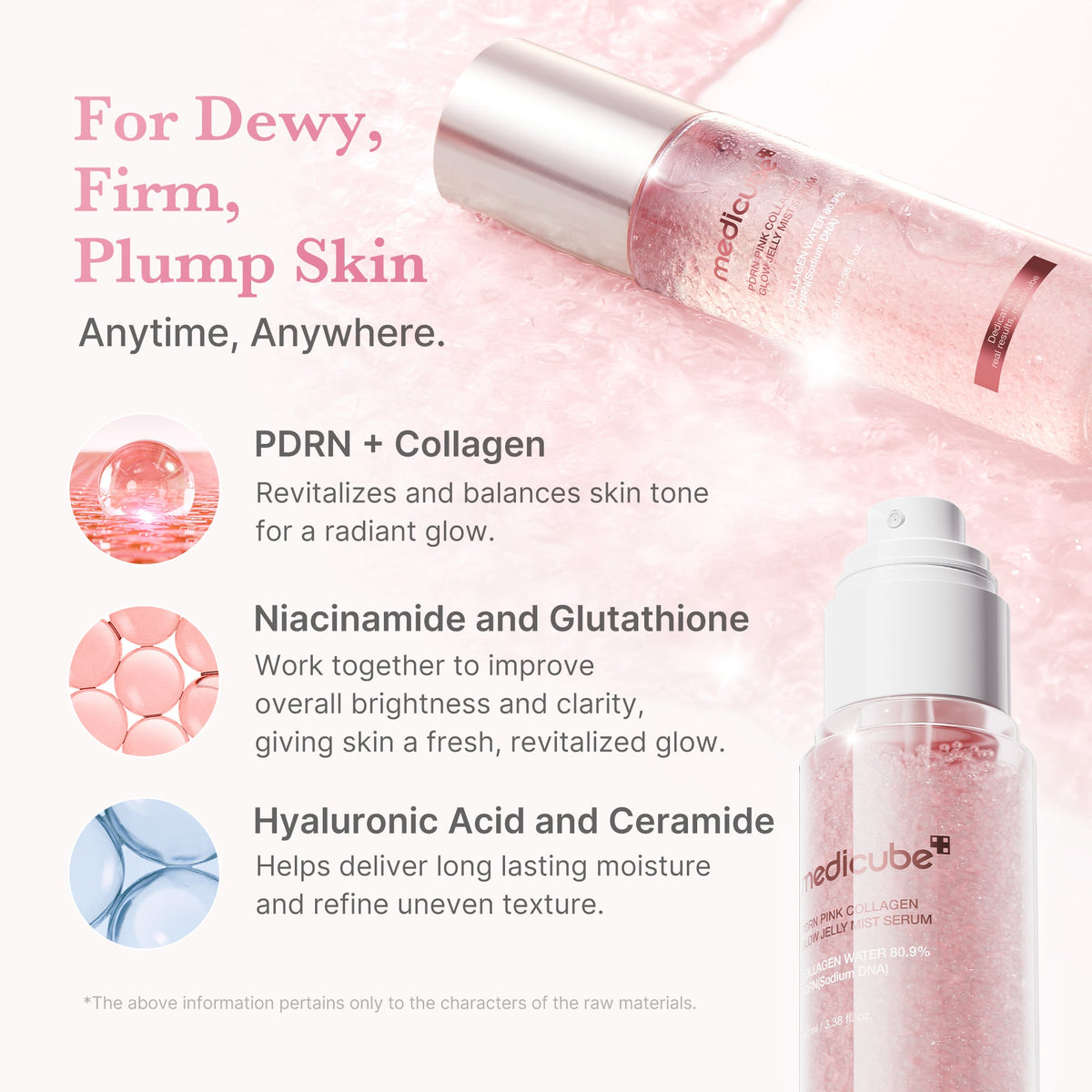 PDRN Pink Collagen Glow Jelly Mist Serum C2