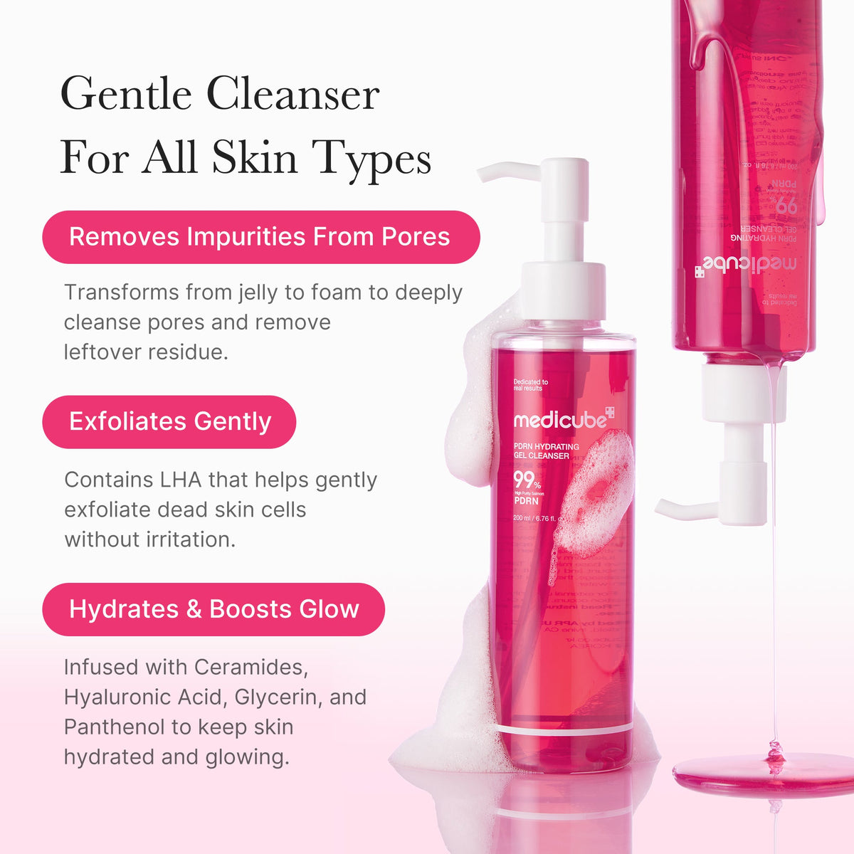 PDRN Pink Gel Cleanser F2