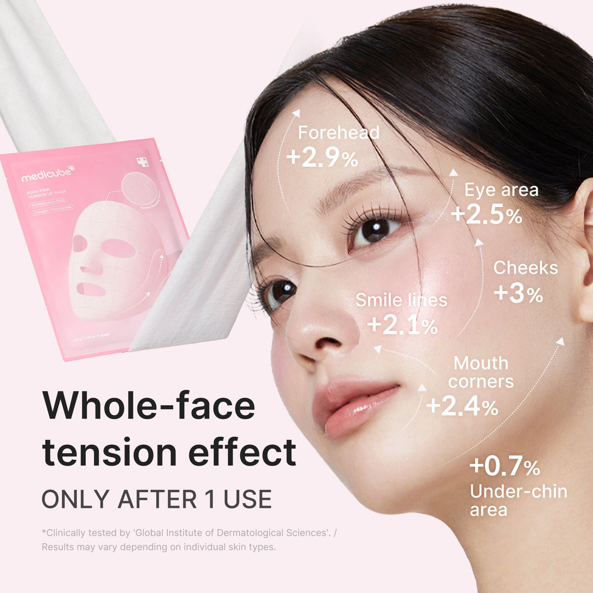 PDRN Pink Tension Up Mask F4
