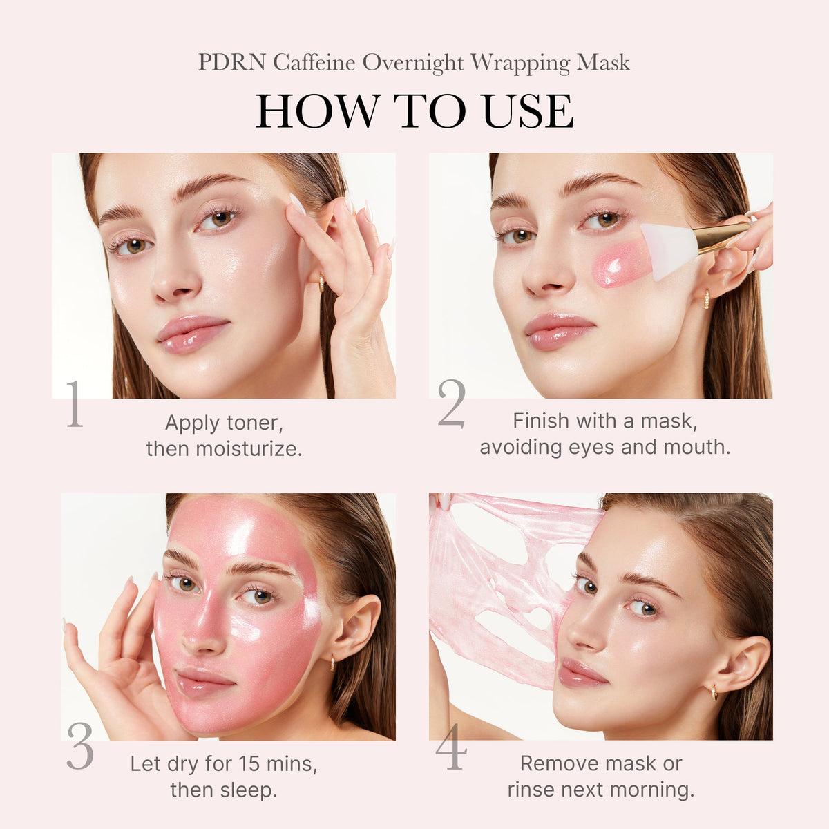 PDRN Pink Caffeine Overnight Wrapping Mask W8