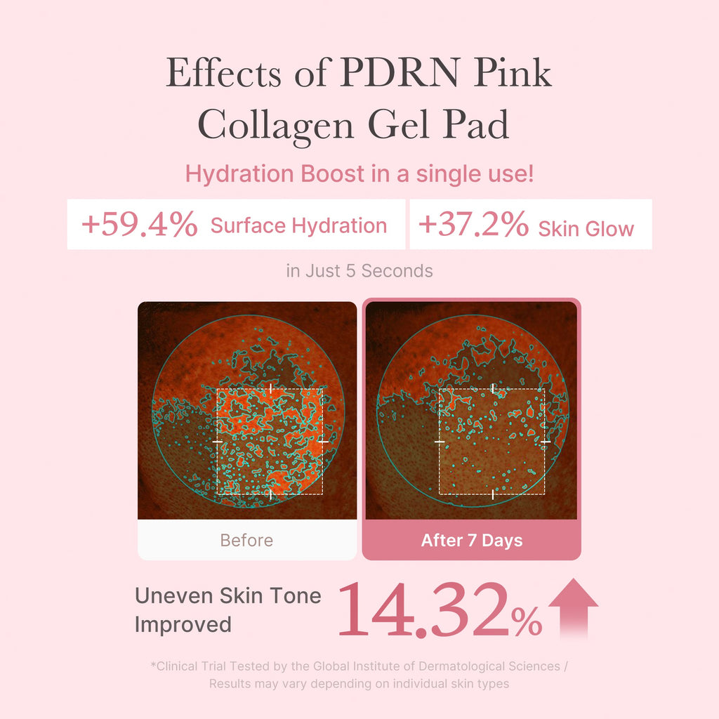 PDRN Pink Collagen Gel Toner Pad A8