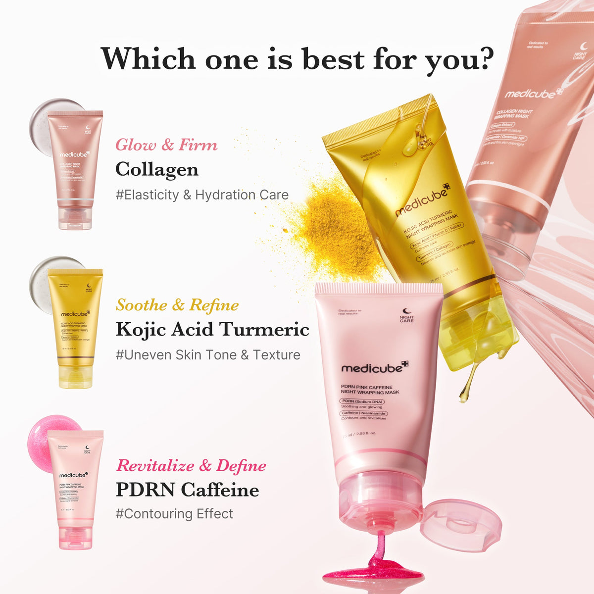 PDRN Pink Caffeine Overnight Wrapping Mask W8