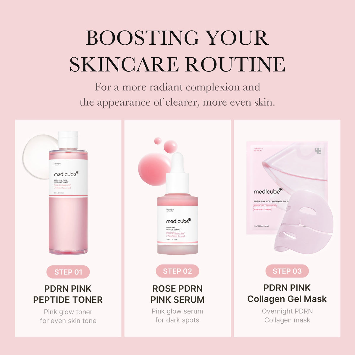 PDRN Pink Peptide Toner T0
