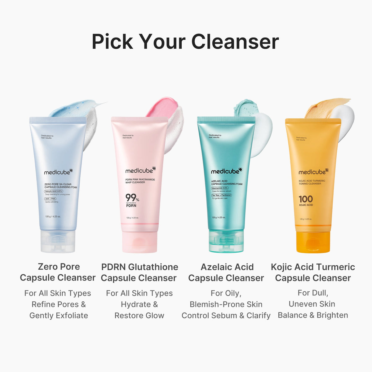 PDRN Pink Glutathione Capsule Foam Cleanser S3