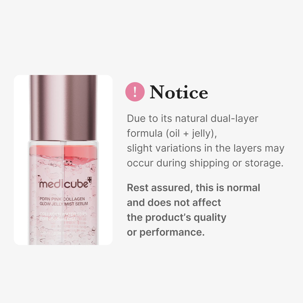 PDRN Pink Collagen Glow Jelly Mist Serum U7
