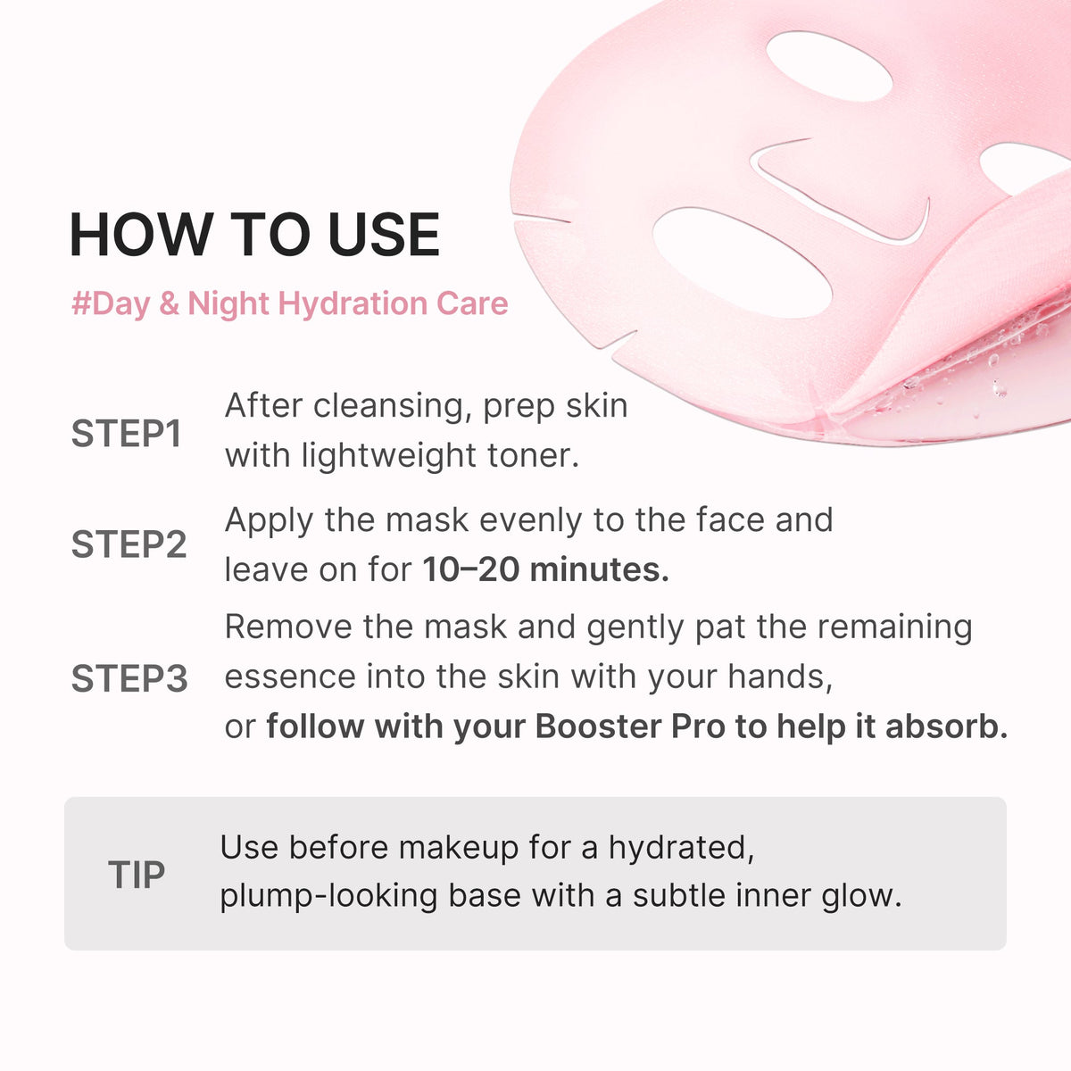 PDRN Pink Peptide Ampoule Mask B3